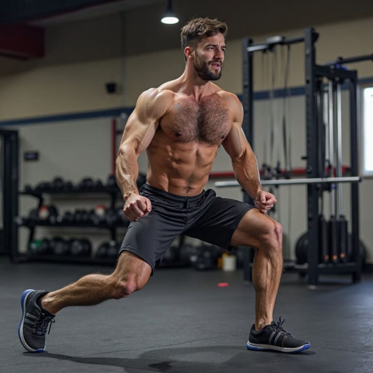 Hombre entrenando de forma eficiente en menos de 30 minutos